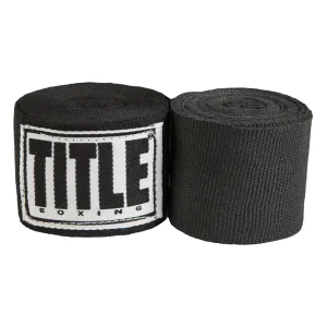 Бинти для боксу TITLE Boxing Select 180" Semi Elastic Mexican Black (4,5м.)