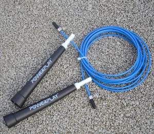 Скакалка швидкісна PowerPlay 4202 Ultra Speed Rope синя 2,9 m.