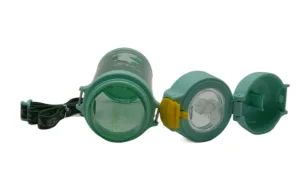 Пляшка для води CASNO - 690 мл KXN-1219 зелена зебра з соломинкою