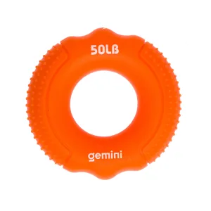 Еспандер кистьовий кільце силікон навантаження 22,5 кг помаранчевий