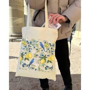 Екошопер BookOpt BK4102 пташиний сад бежевий