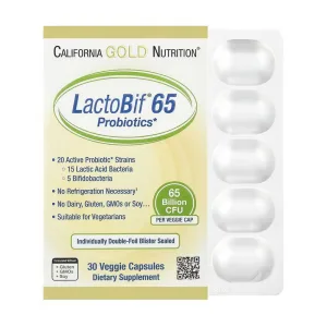 LactoBif Probiotics 65 Billion 30 капсул