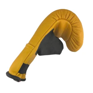 Leather Bag Gloves (Mitts) Yellow - Yellow Universal