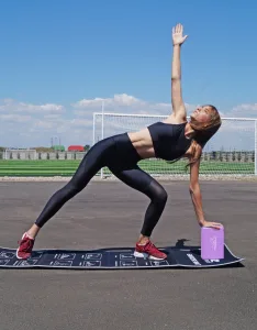 Блок для йоги PowerPlay 4006 Yoga Brick Фіолетовий