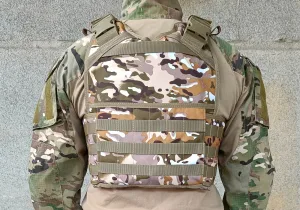 Плитоноска Pantsyr-2 (тактичний військовий жилет, бронежилет MOLLE) Multicam Arid