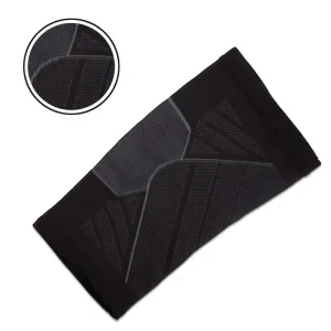 Наколінник бандаж еластичний MUTE 1 шт 9005 Чорний-поманранчевий