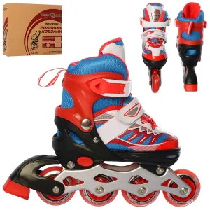 Ролики Profi Roller A 4122-LR розмір 39-42 червоний-синій