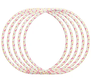 Обруч Bamsic "Квіточка" 75 см цільний гімнастичний пластиковий 0186