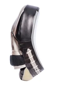 Лапи боксерські PowerPlay 3050 чорно сірі PU [пара]