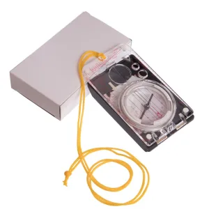 Компас жидкостный планшетный в закрытом корпусе с зеркалом - 105x60 мм