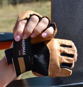 Рукавички для фітнесу MadMax MFG-248 Clasic Brown S