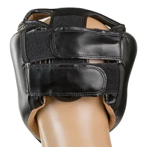 Шолом боксерський EVL відкритий чорний M