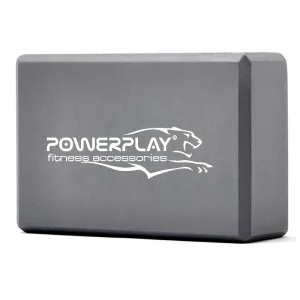 Блок для йоги PowerPlay 4006 Yoga Brick сірий
