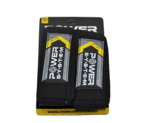 Лямки для тяги Power System PS-3400 Power Straps чорний/жовтий