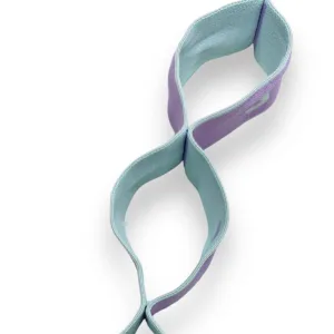 Стрічка для розтяжки еластичний еспандер фіолетовий - 90 см