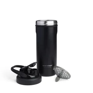 Шейкер спортивний SmartShake металевий Insulated Steel - 750 мл Чорний