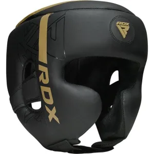 Боксерський шолом RDX F6 KARA Matte Golden S