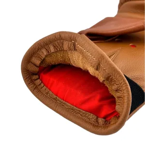 Снарядні рукавички шкіряні (битки) Жовтий - в асортименті