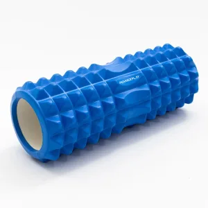 Масажний ролик (роллер) PowerPlay 4405 EVA Massage Roller синій 33x12 см