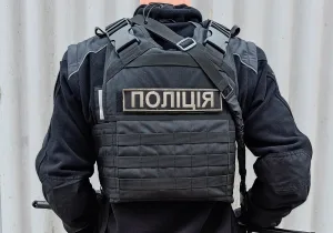 Плитоноска Pantsyr-2 (тактичний військовий жилет, бронежилет MOLLE) чорний