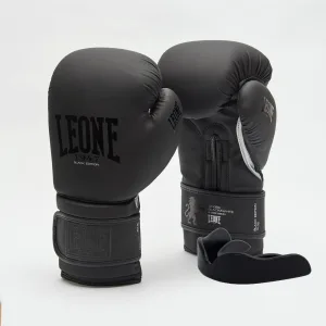 Боксерські рукавиці Leone GN059 Black/White 12 унцій (капу в комплекті)