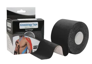 Кінезіологічний тейп EasyFit Kinesio чорний
