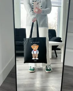 Екошопер BookOpt ВК4057 Teddy Bear (Be Excellent) чорний