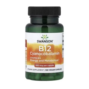 Cyanocobalamin B12 500 мкг - 100 капсул
