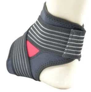 Бандаж на гомілкостоп Power System PS-6013 Neo Knee Support Black/Red 1 шт. - M