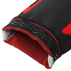 Наколінник бандаж еластичний з фіксуючим ременем та силіконовим кільцем та спіральними ребрами жорсткості SIBOTE 1 шт XL