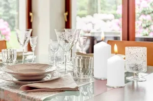 Свічка столова циліндр Bispol sw60/100 090 білий