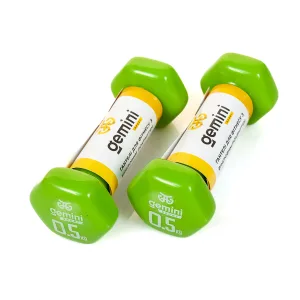 Гантелі Sport для фітнесу з вініловим покриттям 2 шт по 0,5 кг GSD-0.5GR