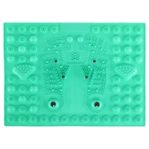 Килимок ортопедичний масажний з магнітами Зелений