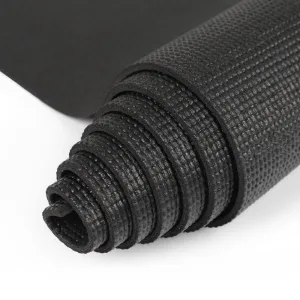 Килимок для фітнесу та йоги PVC Sport PVCY-4BK 173 см 61 см 4 мм Чорний