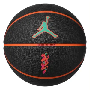 М'яч баскетбольний Nike JORDAN ALL COURT 8P Z WILLIAMSON DEFLATED чорний, помаранчевий УНІ 7 (Оригінал) J.100.4141.095.07