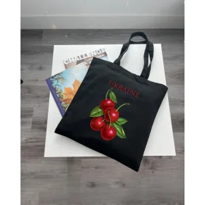 Екошопер BookOpt ВК4078 Ukraine Вишенька, Чорний