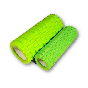 Масажний ролик EasyFit Grid Roller Double 33 см салатовий