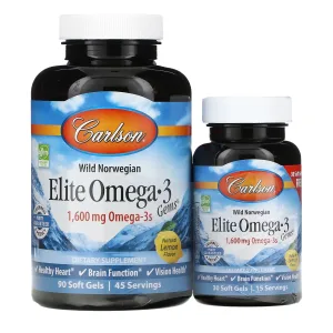Elite Omega-3 Gems - 90+30 софтгель