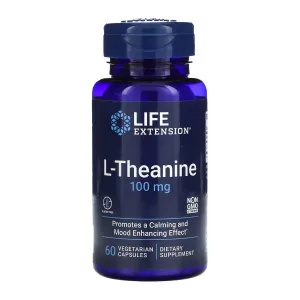 L-Theanine 100 мг - 60 капсул (затерта дата)