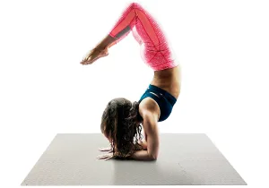 EasyFit SwallowTail Tatami Mat 4 pcs (60x60x1 cm) Puzzle Swallow Tail Gray