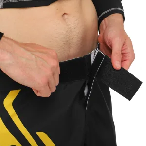 Шорти для змішаних єдиноборств ММА FISTRAGE розмір чорний-жовтий M