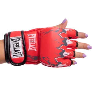Рукавички для змішаних єдиноборств EVL MMA S - червоний