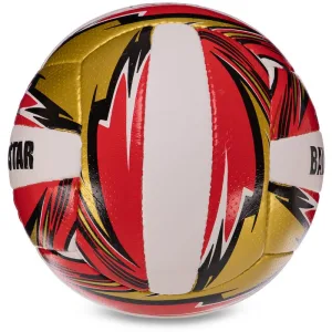 Volleyball ball BALLONSTAR No.5 PU - orange-yellow-blue