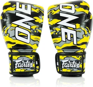 Боксерські рукавиці Fairtex BGV-ONE X STBG (натуральна шкіра) 12 унцій (бинти в комплекті)