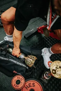 Сумка спортивна Power System PS-7012 Gym Bag-Dynamic Black/Red (38 л)