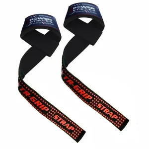 Лямки для тяги Power System PS-3430 XTR Grip Straps чорний/червоний
