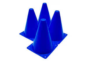 Конуси-фішки спортивні EasyFit 17 см (набір з 4 штук) сині