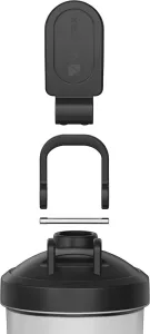 Шейкер спортивний електричний VOLTRX Merger 700 мл. Black