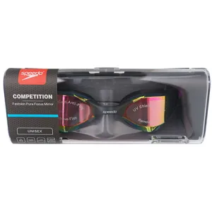 Окуляри для плавання Speedo Fastskin Pure Focus Mirror чорні рожевий універсальний 8-091026W/BKP