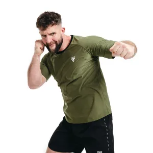 Men's T-shirt RDX M1 with sauna effect Army Green L universal